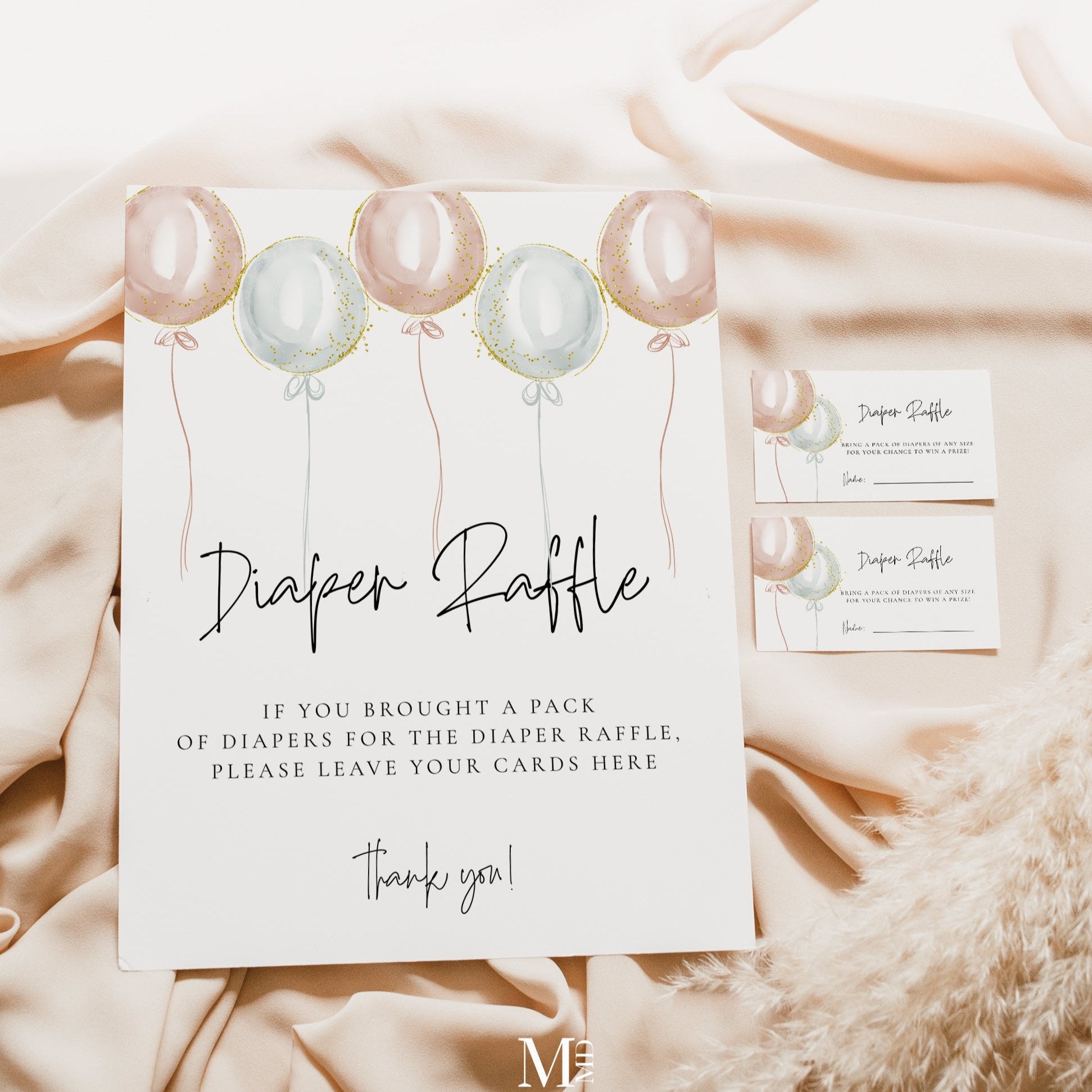 Pink & Blue Balloon Girl Diaper Raffle Sign and Cards – Make Me Digital: printable event invitations, party games & decor pink-blue-balloon-girl-diaper-raffle-sign-and-cards-make-me-digital-printable-event-invitations-party-games-decor