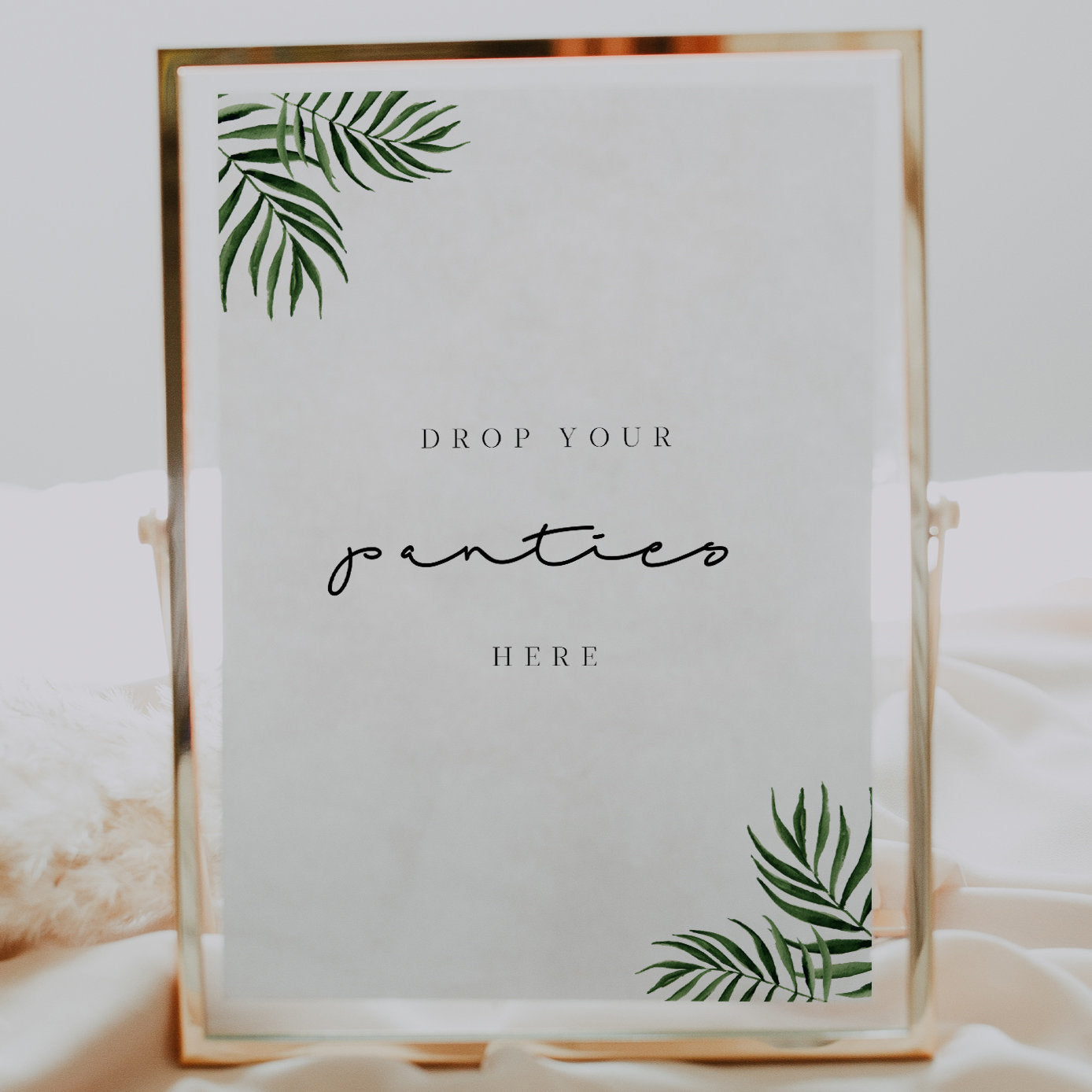 BEACH | Bachelorette Drop your Panties Sign - MakeMeDigital