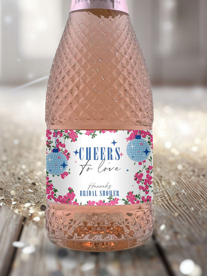 Dancing Queen Bridal Shower Champagne Label Printable