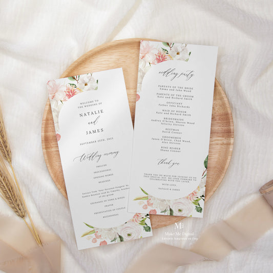 Sample Layout For Making Wedding Program How to make a wedding program 60 photos - Astyledwedding.com