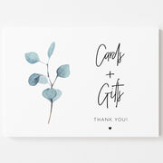 SARA | Eucalyptus Cards and Gifts Sign