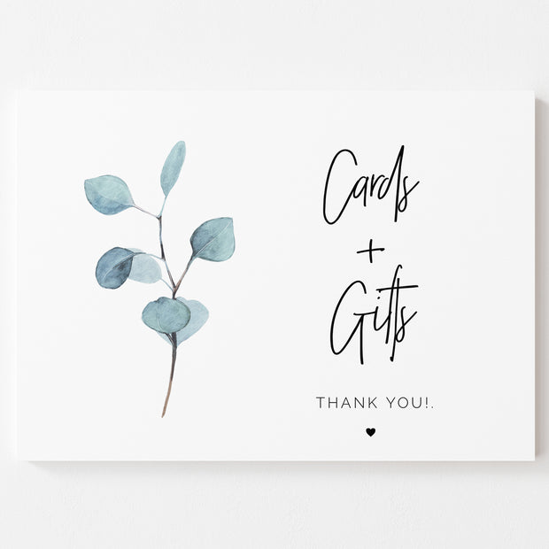 SARA | Eucalyptus Cards and Gifts Sign
