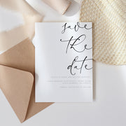 Contemporary Save the Date