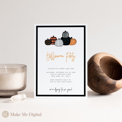 HALLOWEEN | Pumpkin Halloween Party Invite
