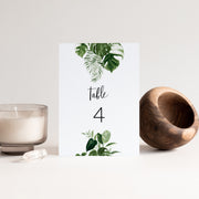 Zuri Tropical Table Number
