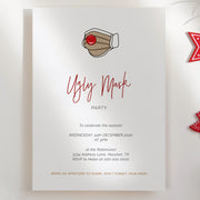 Ugly Mask Party Invitation