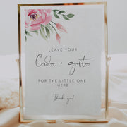 Serena Pink Peony Cards and Gifts Sign
