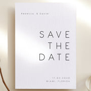 Simple & Modern Save the Date Invitation