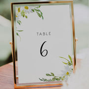 Delicate Daisy Wedding Table Numbers