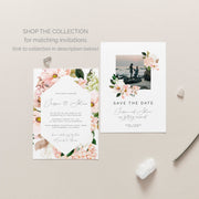 Pink Hydrangea Wedding Party Timeline