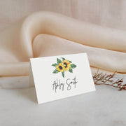 Sunflower Wedding Place Cards