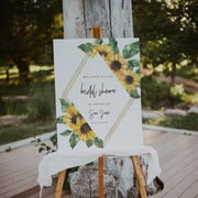 Sunflower Bridal Shower Welcome Sign