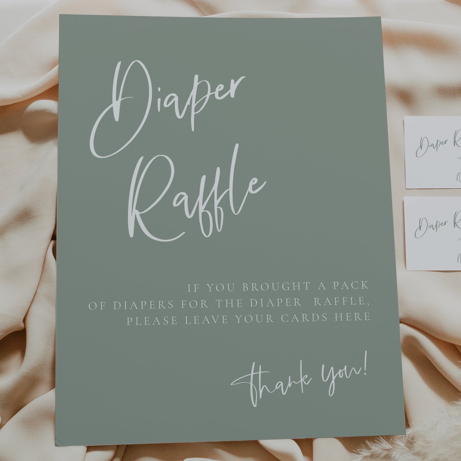 Diaper Raffle Draw Sign Baby Shower Signage – Tagged