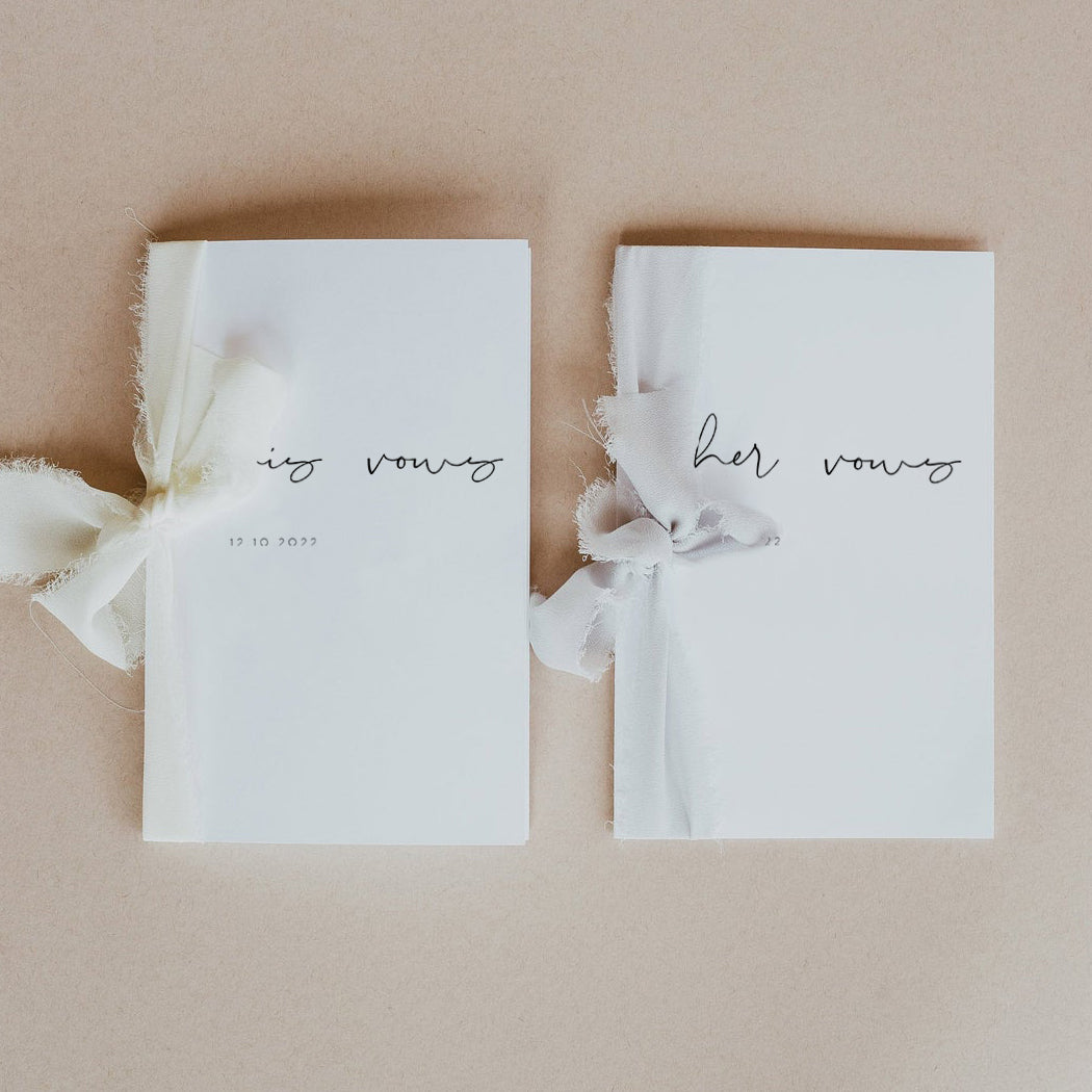 Elegant Wedding Vow Books